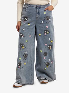 Studio Ghibli® Spirited Away Soot Sprite Wide Leg Jeans Plus Size, , hi-res